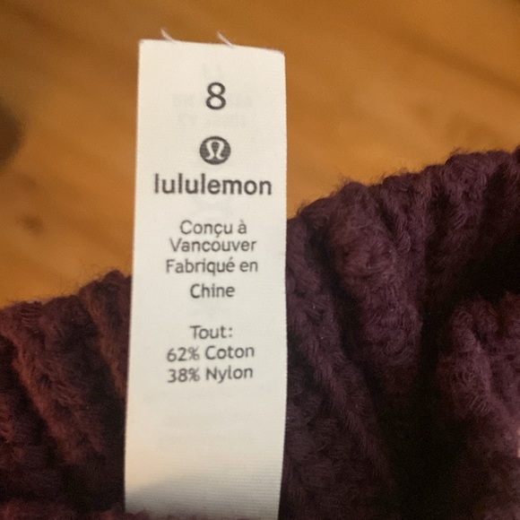 Lululemon Bring The Cozy Fisherman Sweater in size 8, like new - Picture 11 of 11